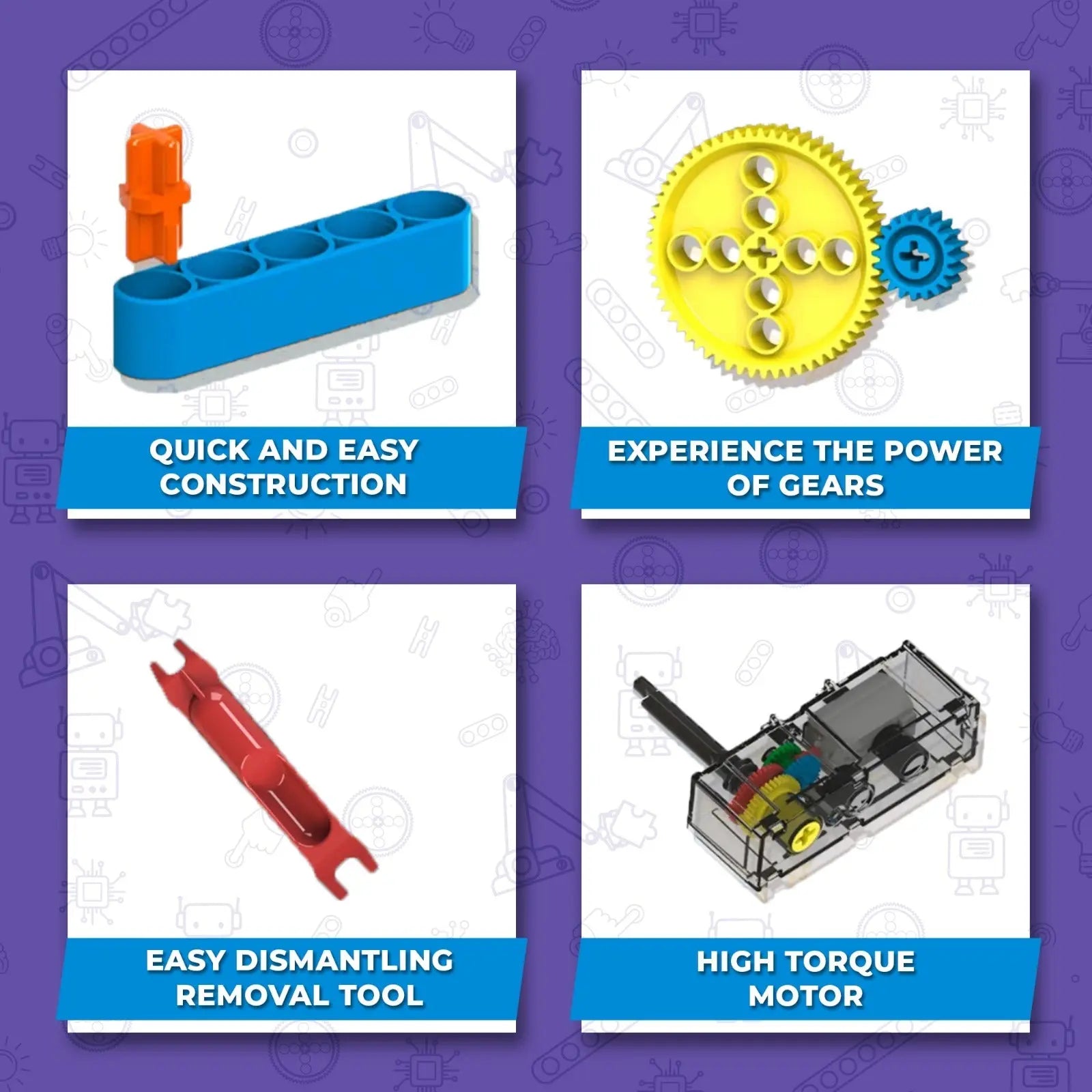 Blix Rack & Pinion , STEM learning toys for kids, steam learning toys